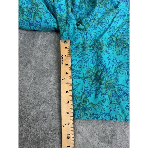 Vintage 90s Ocean Pacific Floral Shorts Men's Size Medium Blue - Picture 9 of 9